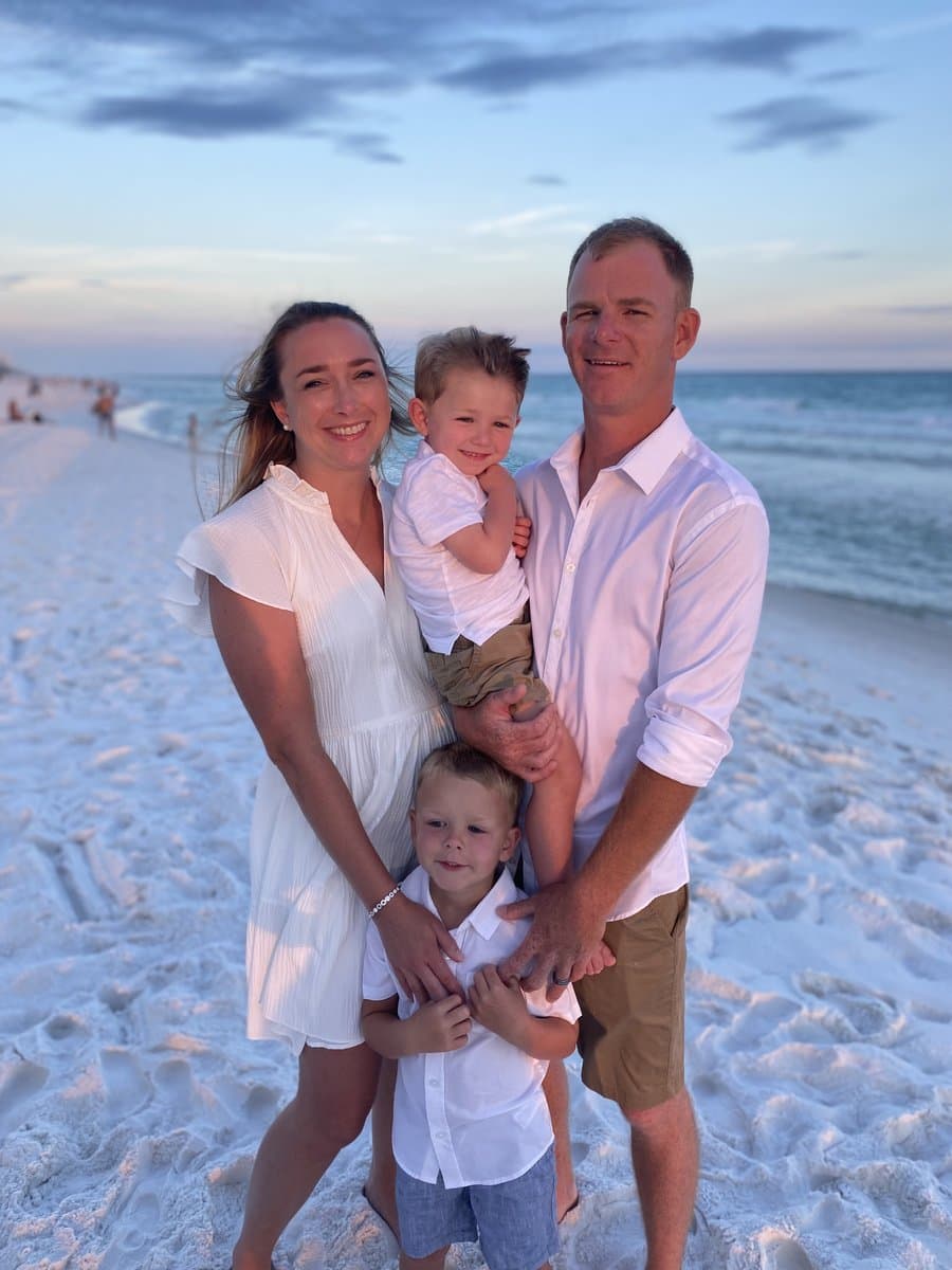 Kyle Stoutenger and family — founder of Outdoor Renovations in Austin, Texas