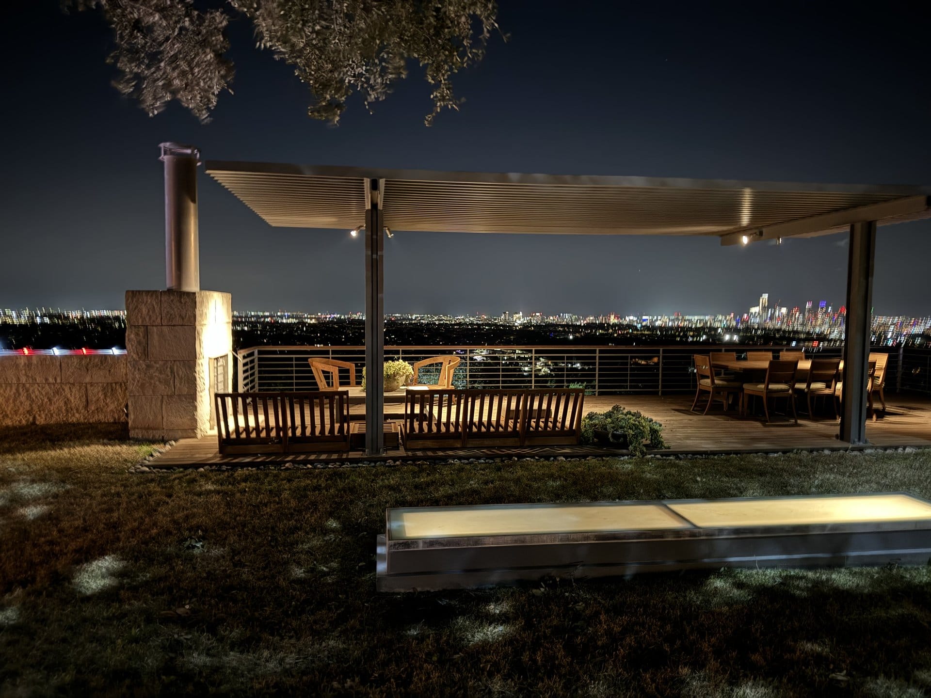 Landscape Lighting project in Circle C Ranch, Texas