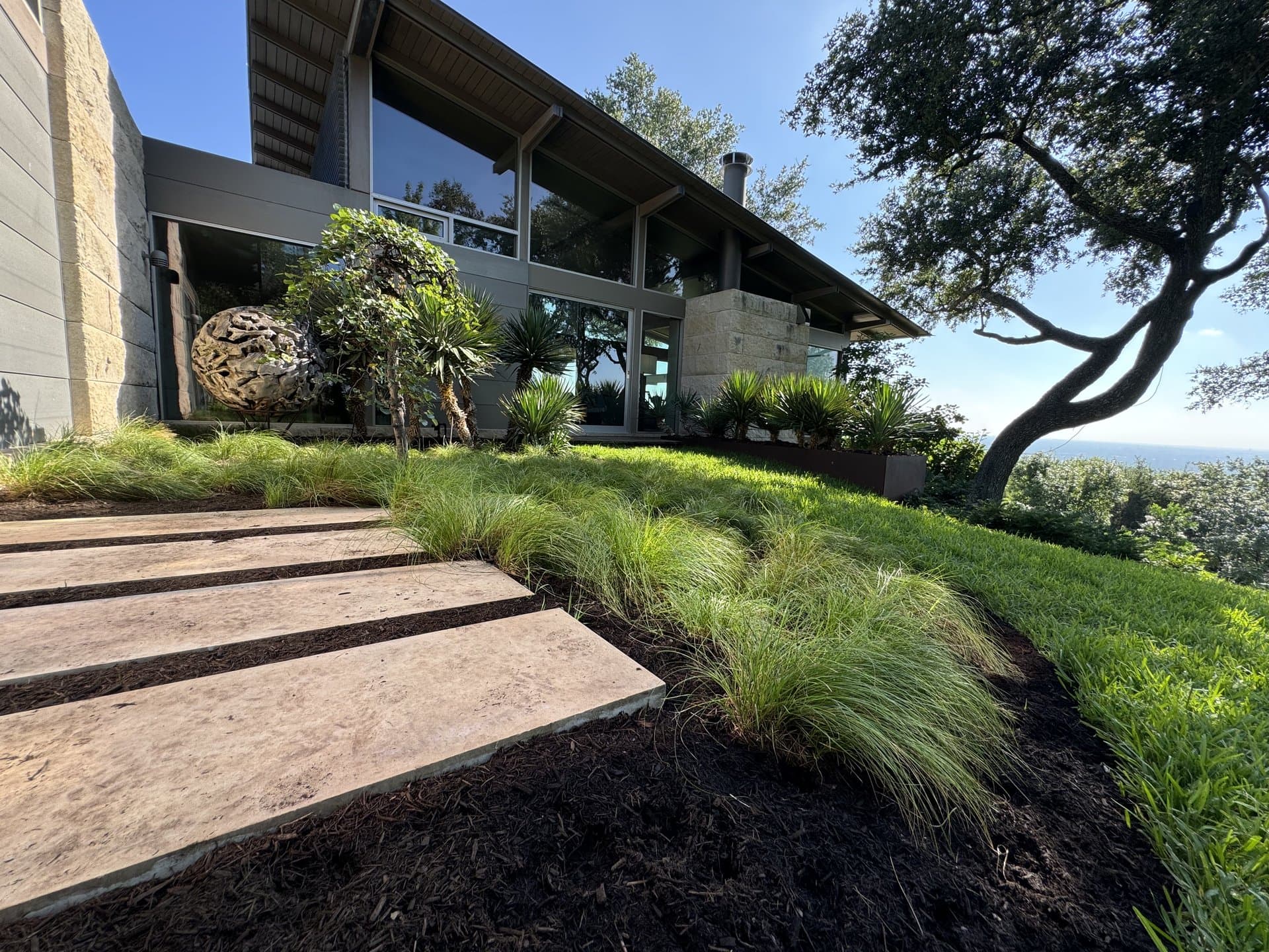 Softscaping & Planting project in Steiner Ranch