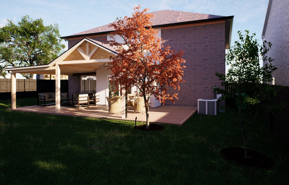Landscape planting design for a Central Texas property